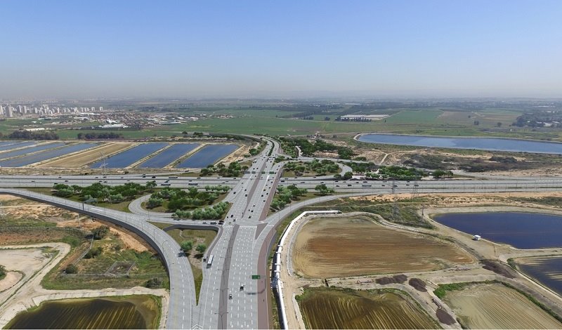 הדמיה של מחלף אשדוד צפון