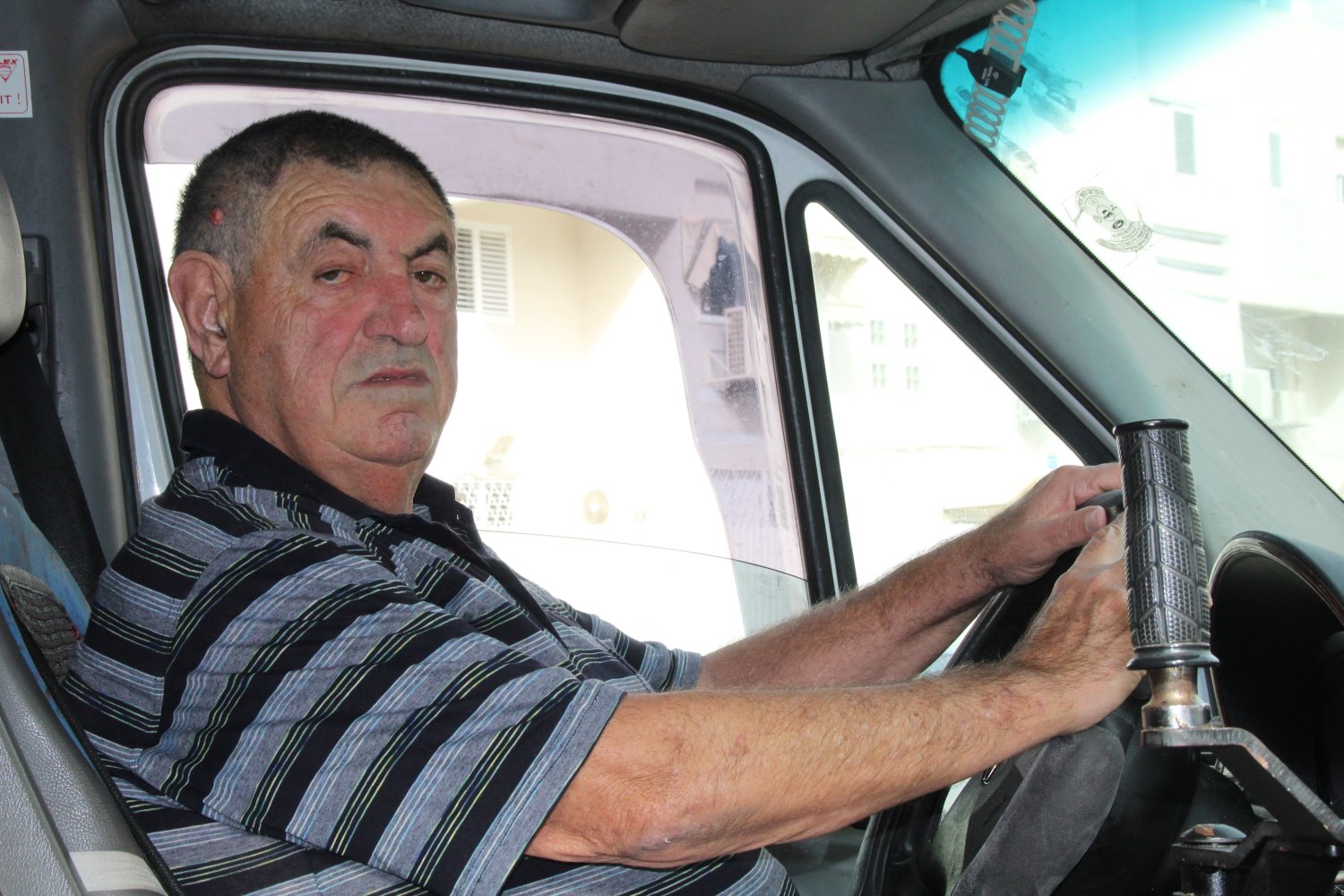 מהנהגים הותיקים ביותר של מוניות העיר - שלווה ללוצשוילי.