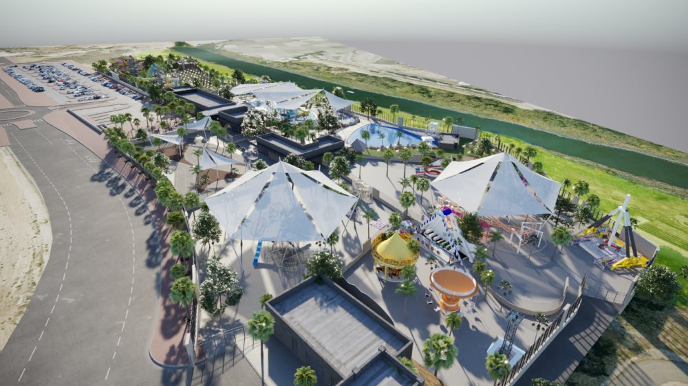 הדמיית פארק האתגרים החדש