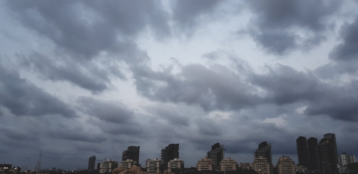 חורף באשדוד (צילום: אשדוד נט)