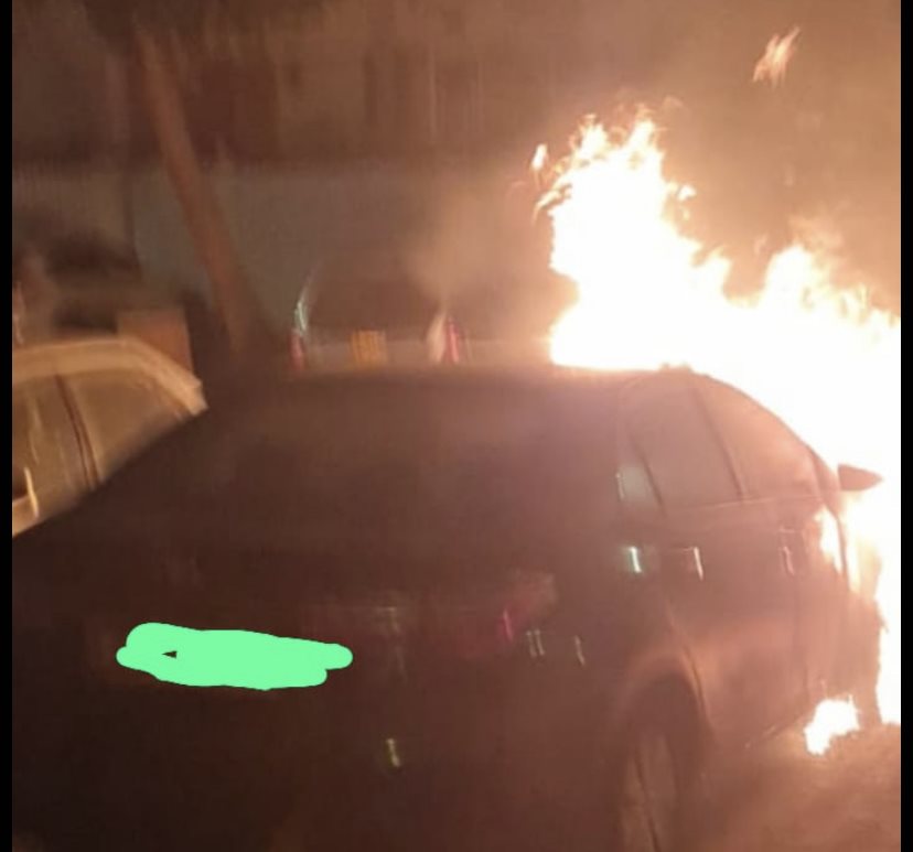 שריפת רכב באשדוד