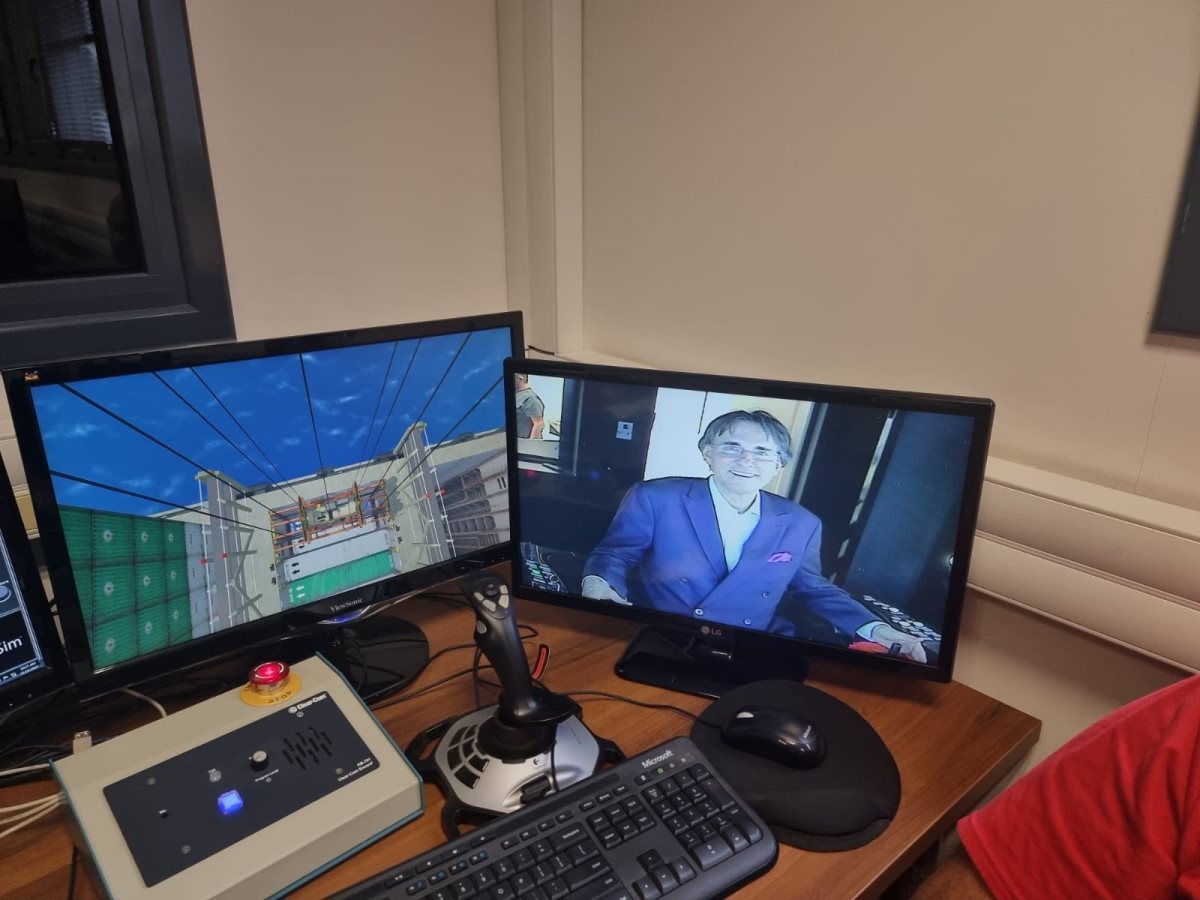 הרצאה בנמל. דוברות נמל אשדוד