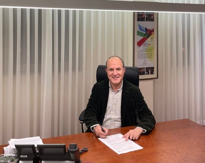 מעמד החתימה. צילום: דוברת העיריה