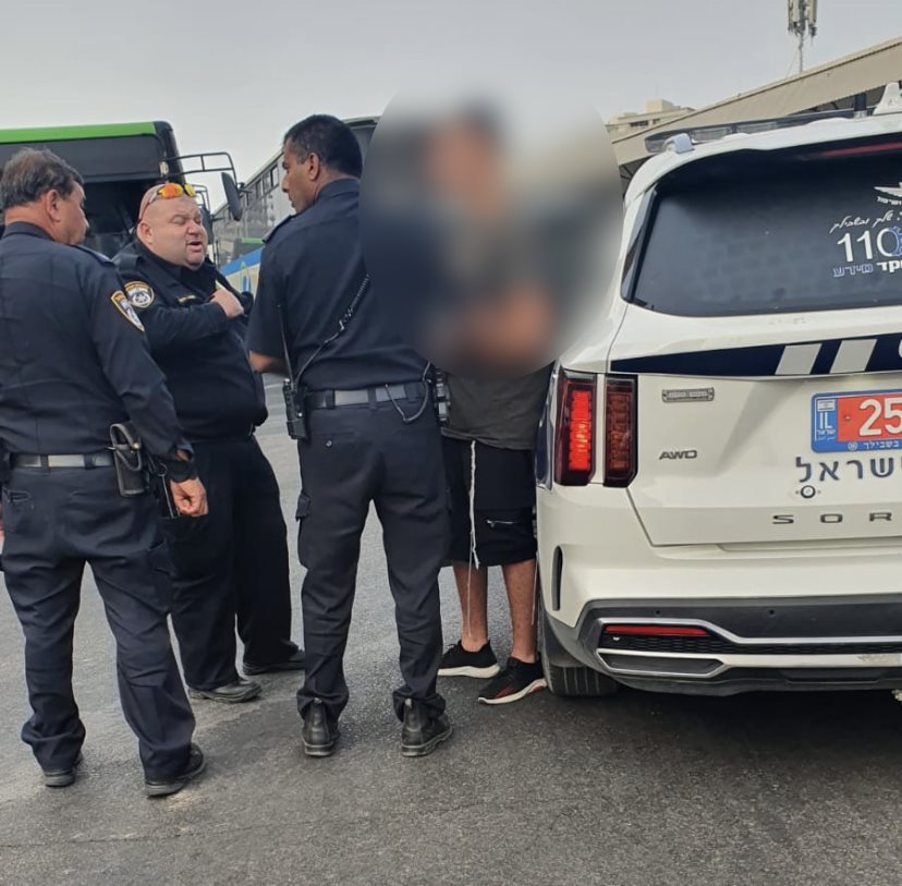 המעצר של הנער החשוד