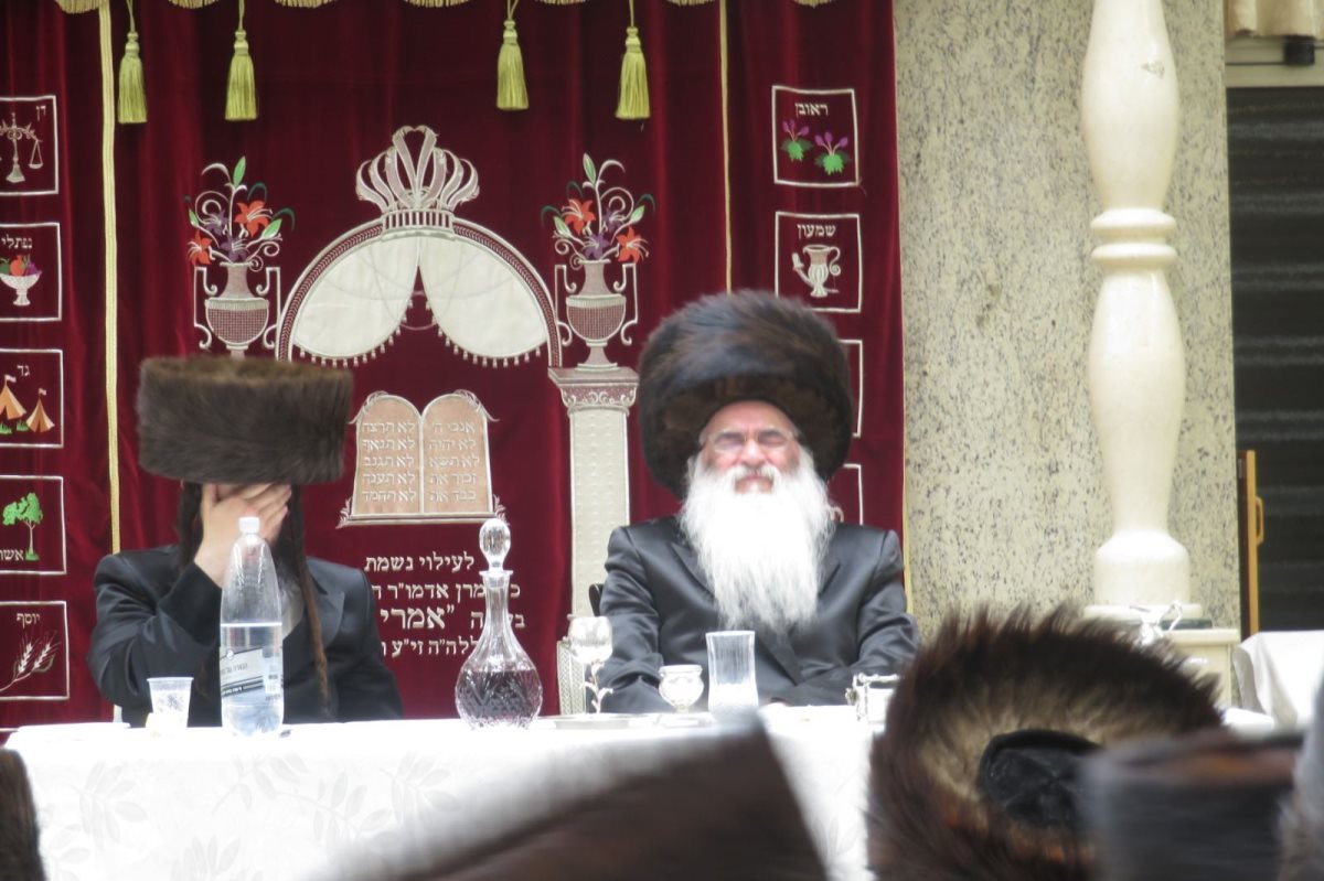 הגר&quot;מ ארנסטר בעיר. צילום: יוסי לוי