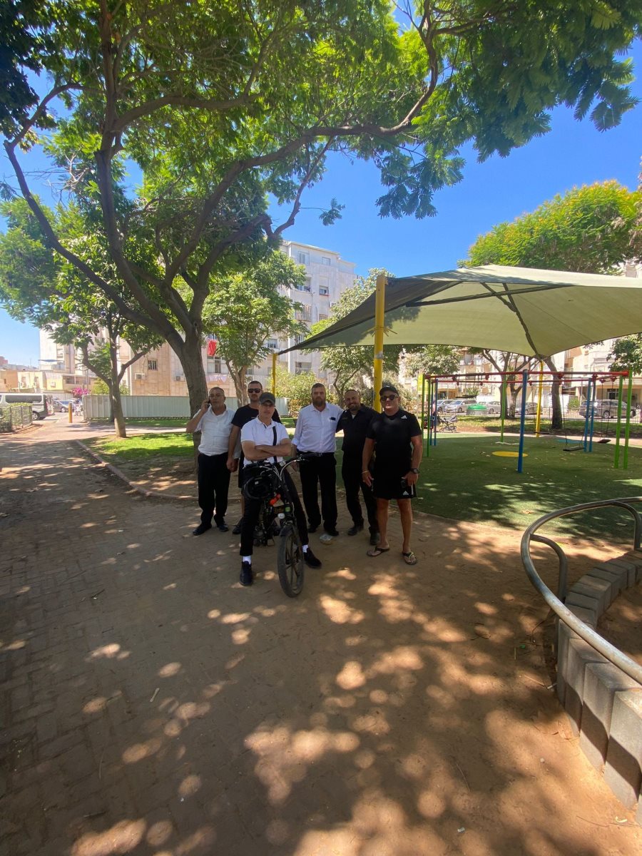 סיור המפקחים ברובע. צילום: מינהלת רובע ז&#39;