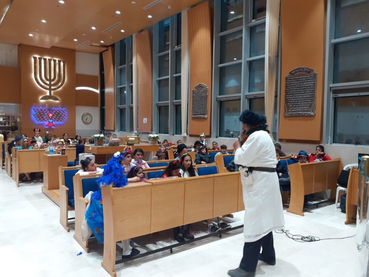 תפילת ילדי תשבר. ילדי זמרת הארץ באמירת תהלים