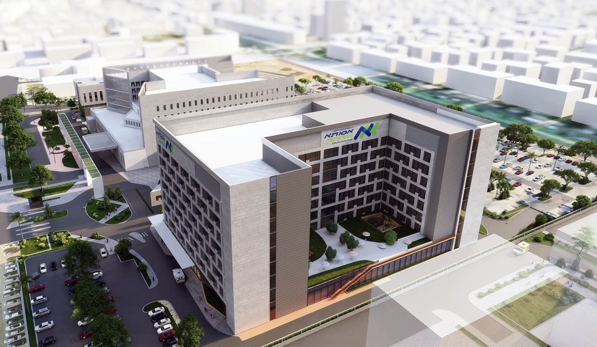 הדמיית בניין האשפוז החדש