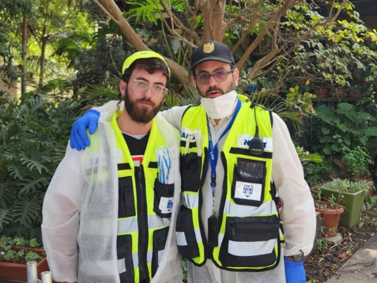 נחמן ושמואל, מטפלים בכבודם של המתים והנופלים בעוטף