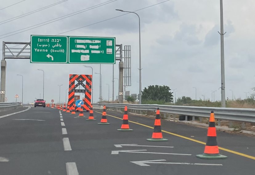 סגירת היציאה ממחלף אשדוד צפון לאזור התעשייה הצפוני