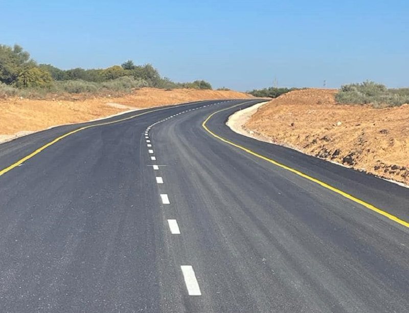 הכביש שנסלל - צילום פייסבוק חנוך דרך ארליך