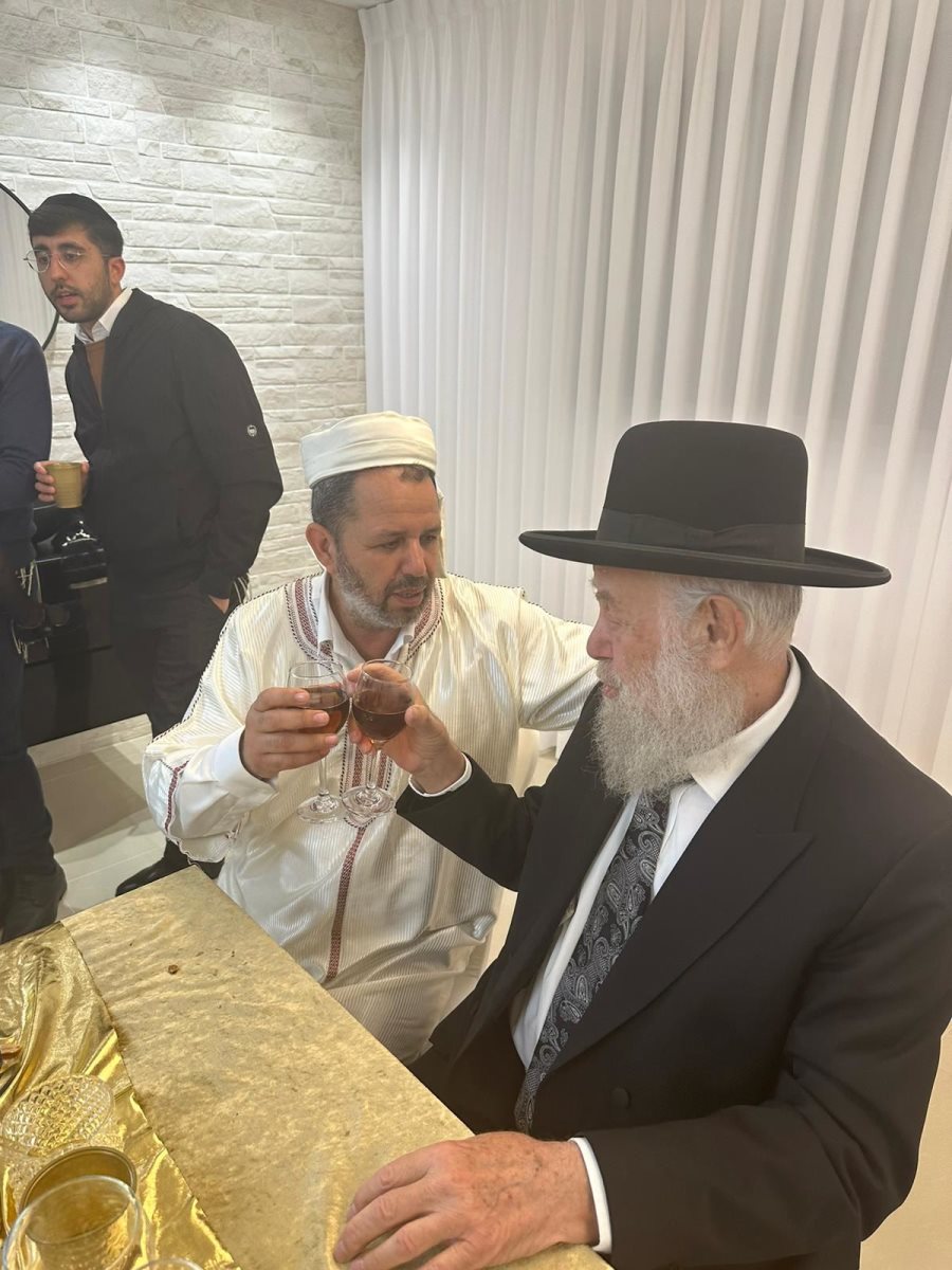 הרב שיינין במימונה. א' כהן