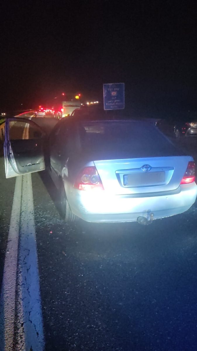 הרכב שנגנב - צילום דוברות המשטרה