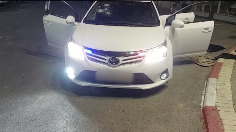 הרכב הפך לניידת סמויה