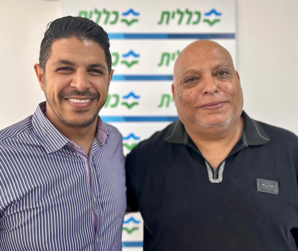 מימין לשמאל: שפריר סלומון, ממונה בטיחות ראשי וערן כהן, קב"ט, מחוז מרכז כללית