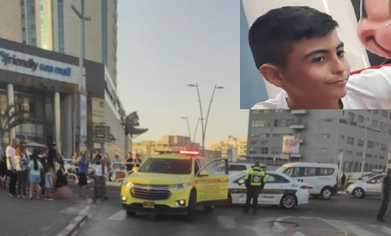 זירת התאונה בה נהרג מאור יוסף ז&quot;ל