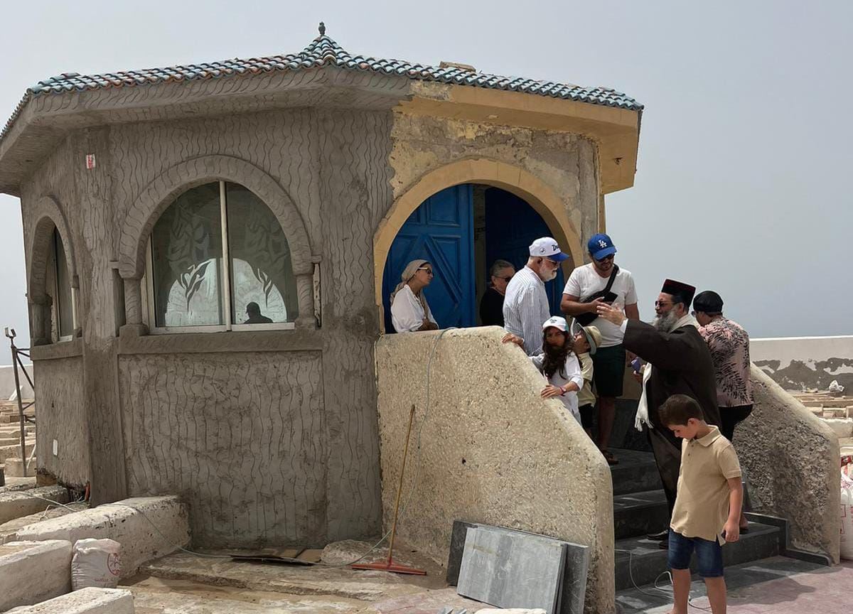 שיפוץ ציון הצדיק במוגאדור. א' מיכאלי