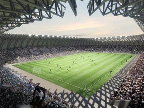 האיצטדיון החדש באשדוד, מראה מבפנים