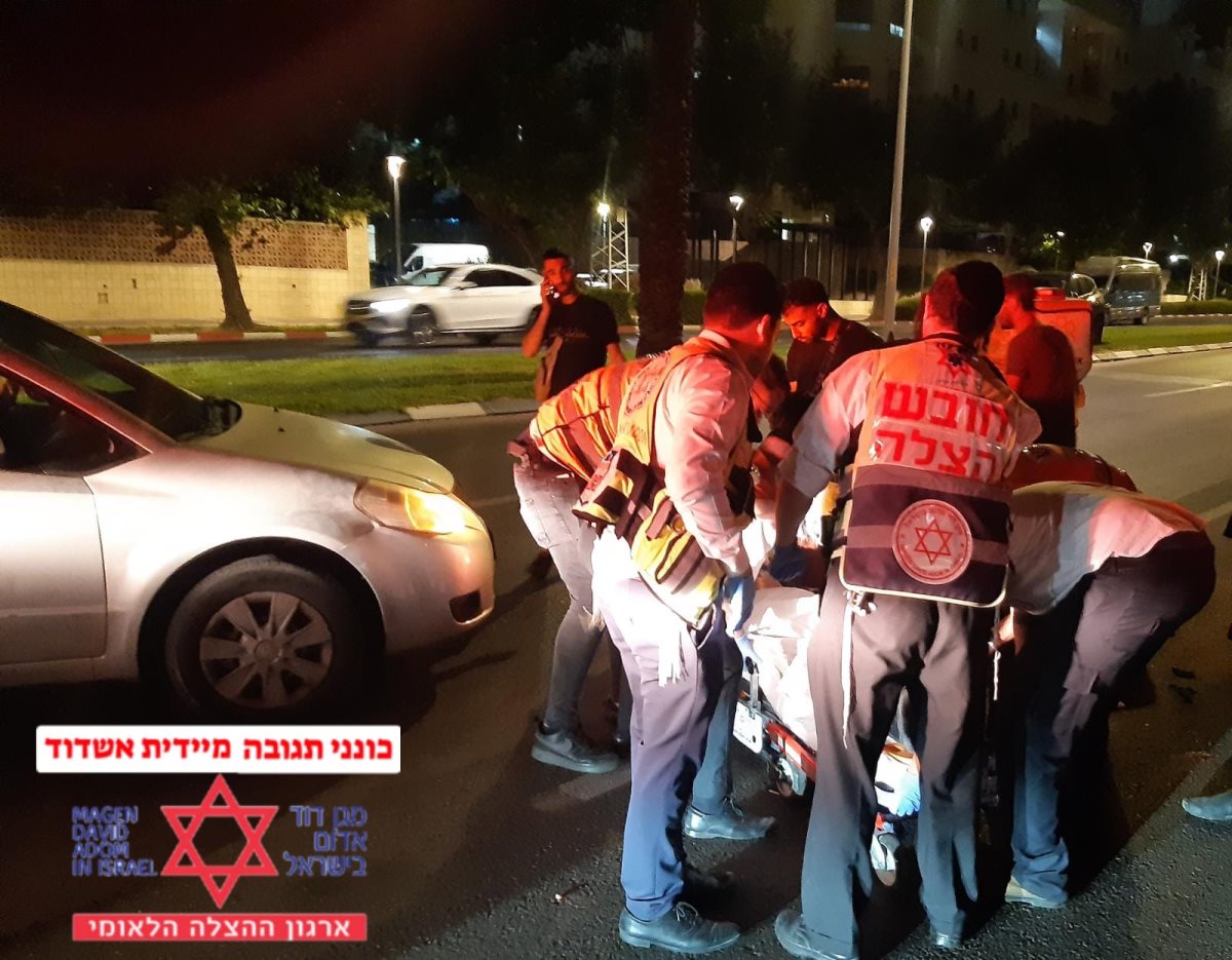 צילום מהזירה - כונני מד״א לכיש