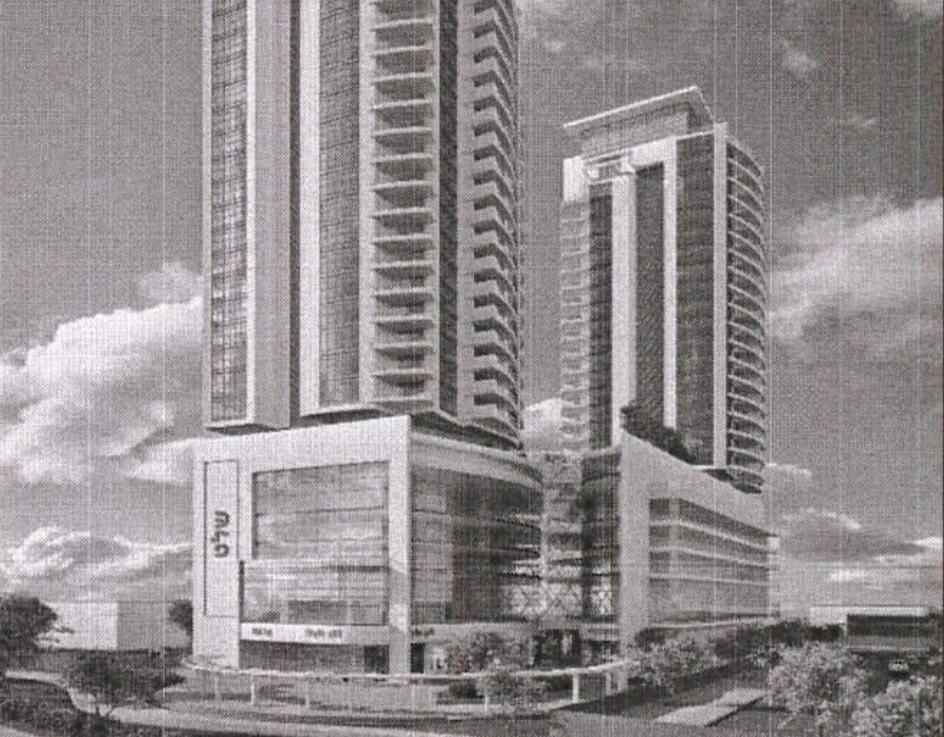 הדמיית התכנית מתוך מסמכי התכנית בוועדה המחוזית