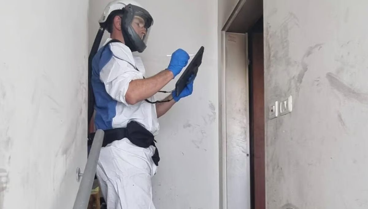 זירת הרצח. צילום: דוברות המשטרה