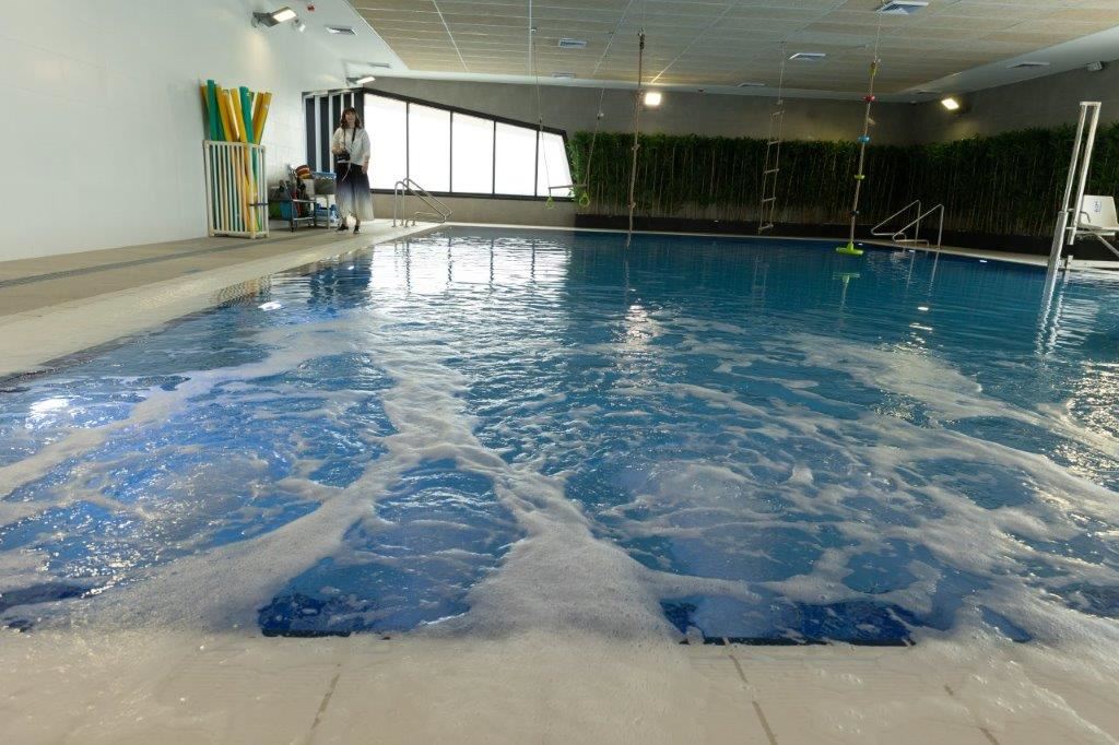 הבריכה הטיפולית החדשה ביד בנימין. מרכז בועות