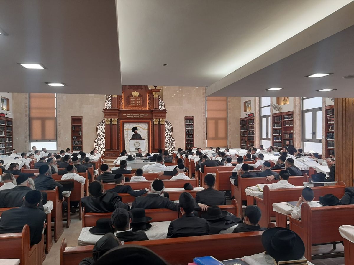 ראמ אלתר בשיעורו בנפש החיים. מעגלים