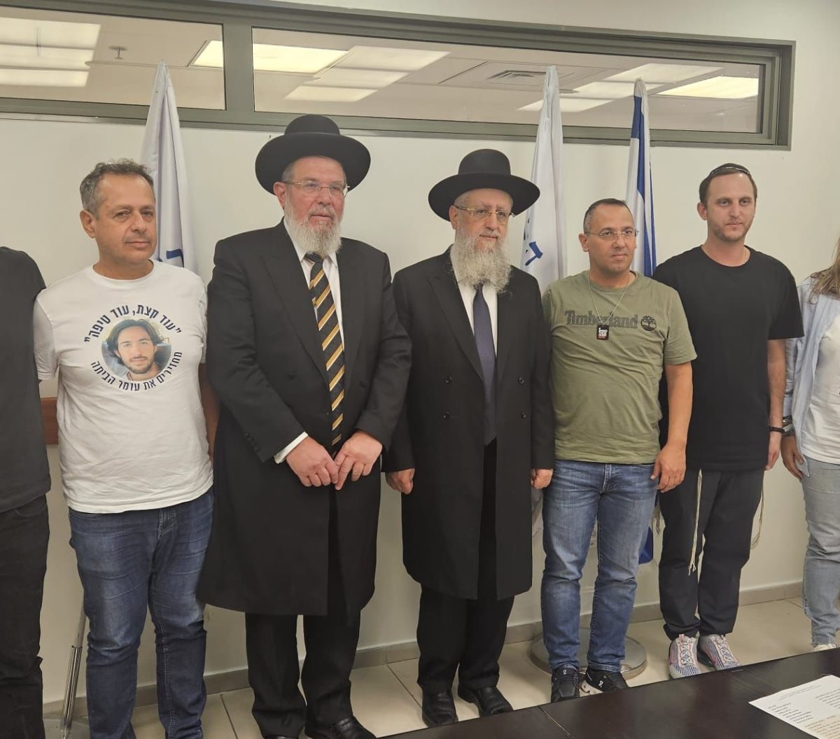 הפגישה עם הרבנים הראשיים