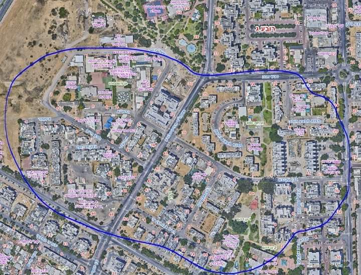 מפת הרחובות