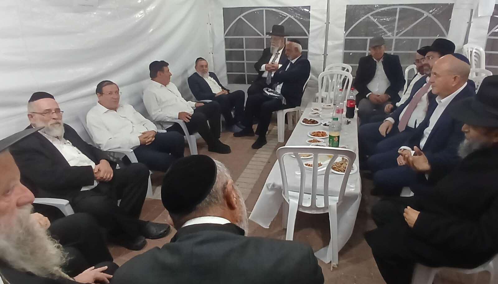 ניחום אבלים משפחת סבח. א' מיכאלי