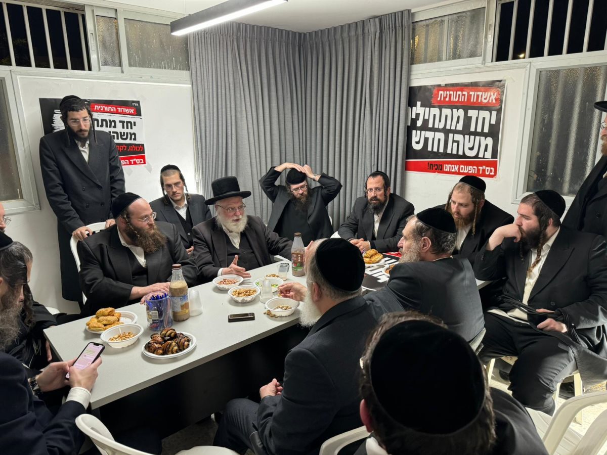 מטה יום הבחירות של אשדוד התורנית צילום: באדיבות המצלם