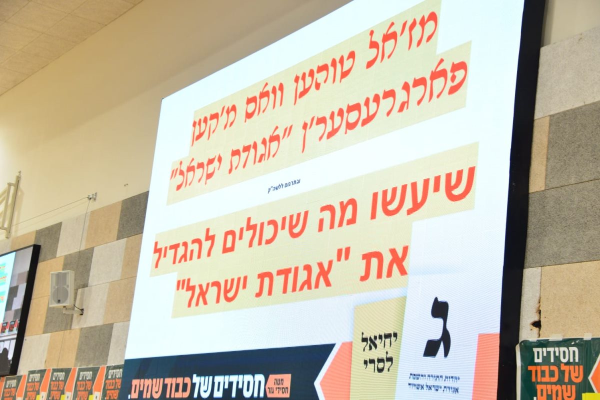 כנס חסידי גור. אגוי
