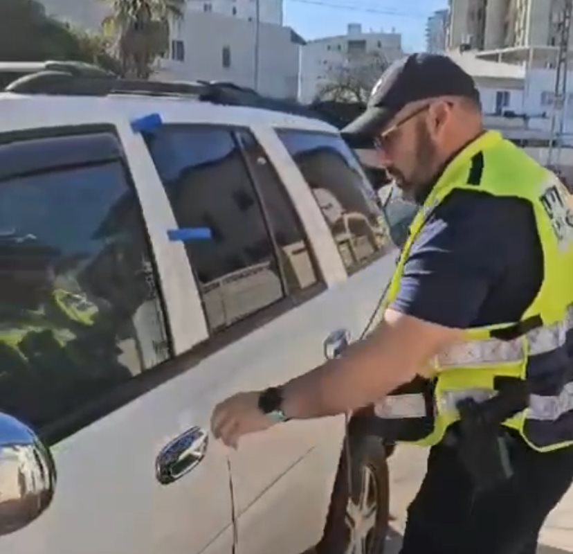 רגע חילוץ התינוק (באדיבות ידידים)