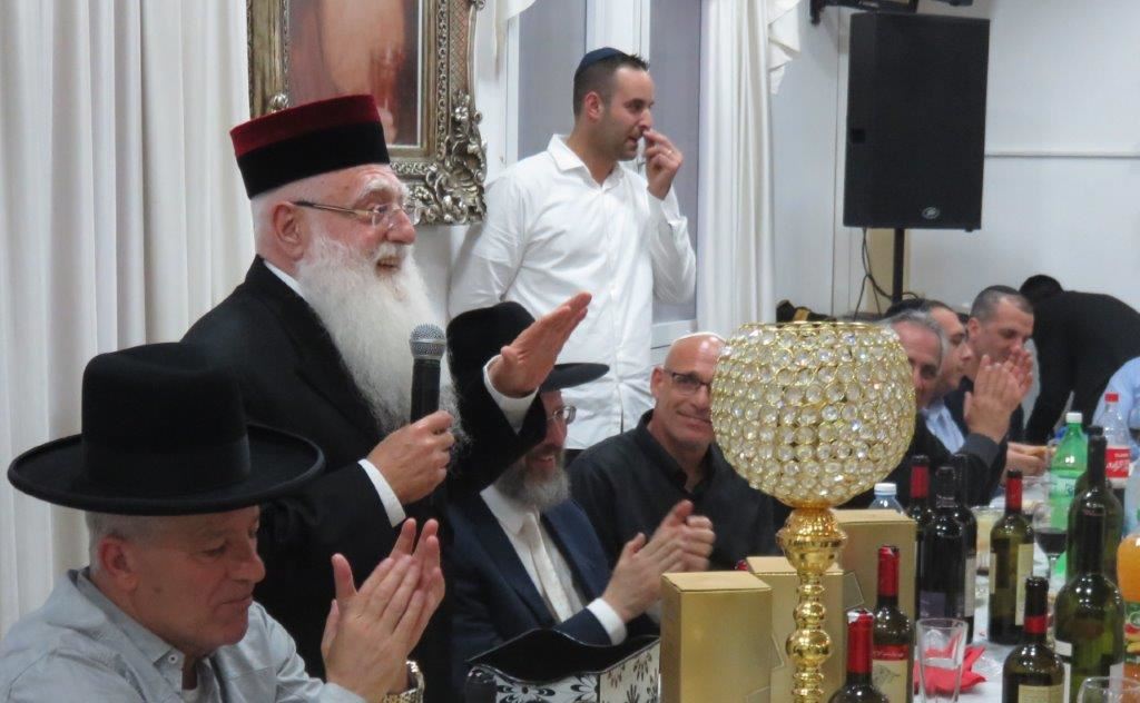 פורים במחיצת רבי חיים פינטו. א&#39; מיכאלי