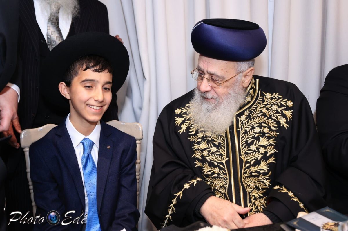 הרשלצ עם חתן הבר מצוה. א&#39; מיכאלי