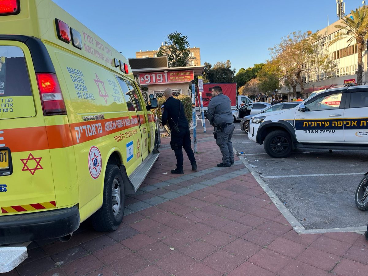 צילום מזירת האירוע הצלה דרום