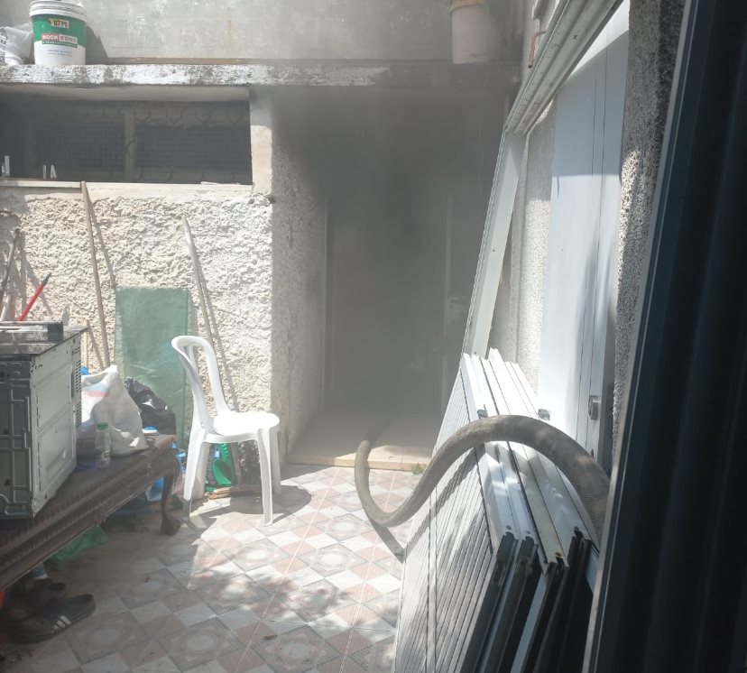 שריפה באשדוד - כיבוי והצלה