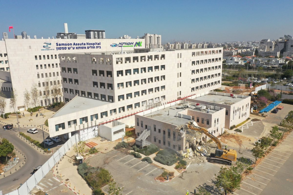 הריסת מבנה המשרדים באסותא (דוברות אסותא)