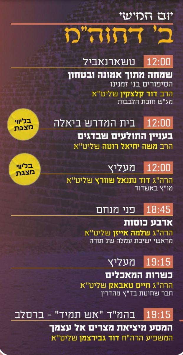 שיעורים כלל חסידי מעגלים