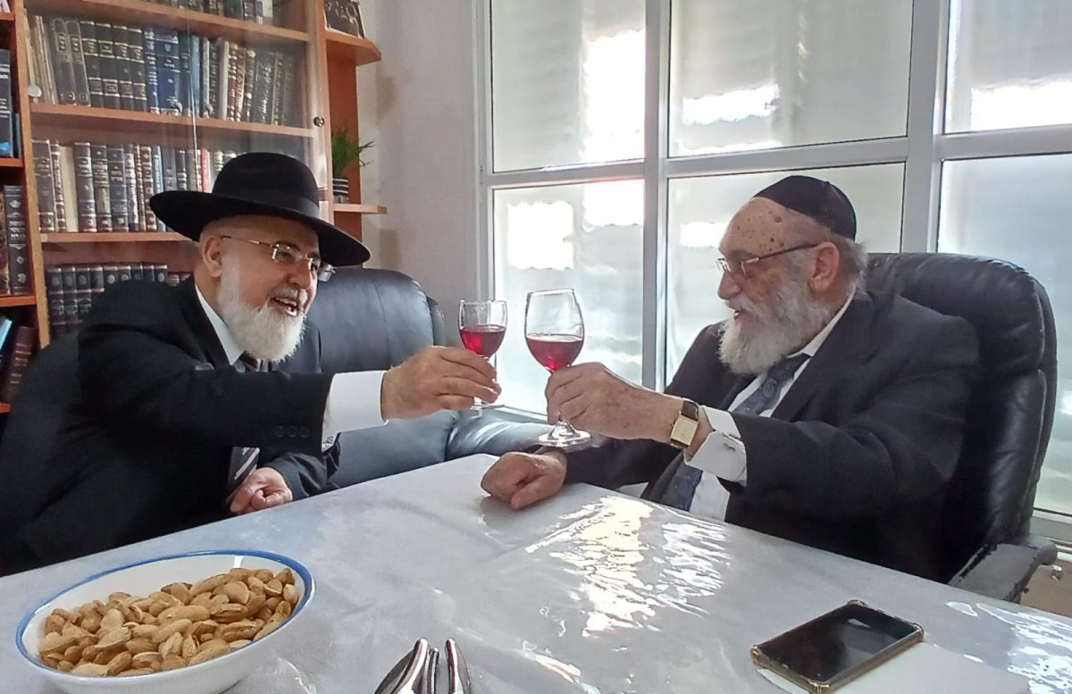 הרב דהן עם הרב רוזה. א מיכאלי