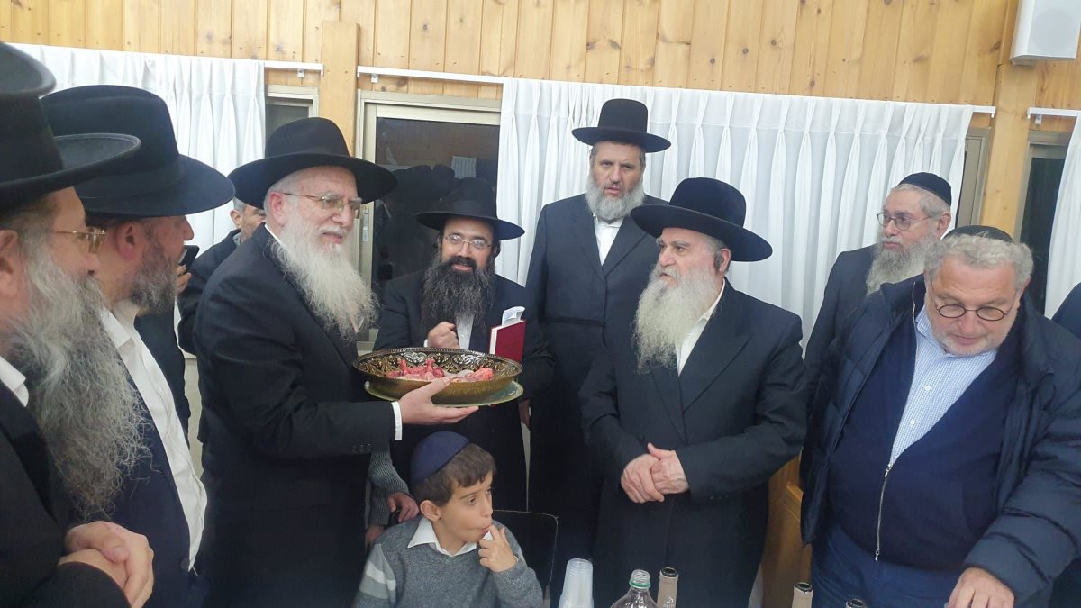 מעמד פדיון פטר חמור הרב רפאל אבוחצירא. א&#39; מיכאלי