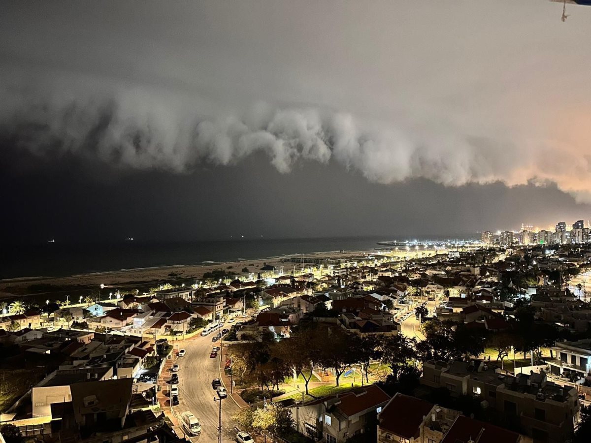 אשדוד בגשם. עיריית אשדוד
