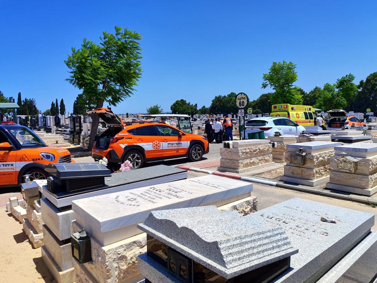 הפינוי מבית העלמין. איחוד הצלה