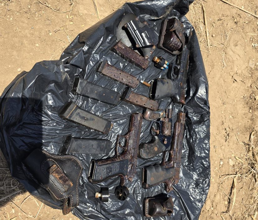 הנשקים שנתפסו