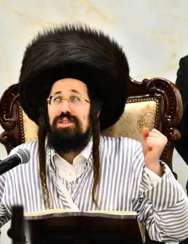 האדמו&quot;ר ממז&#39;יבוז&#39;. צילום: שוקי לרר