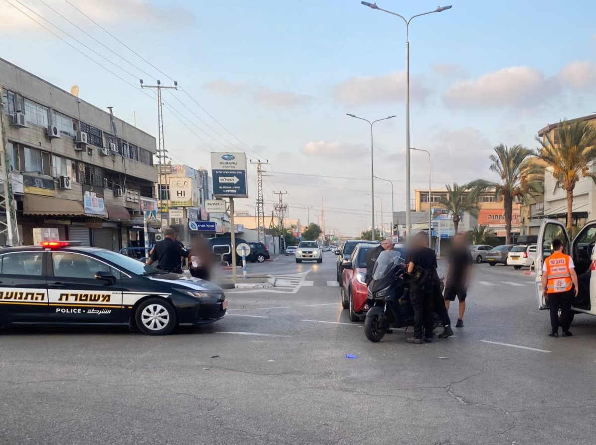 זירת התאונה - דוברות איחוד הצלה