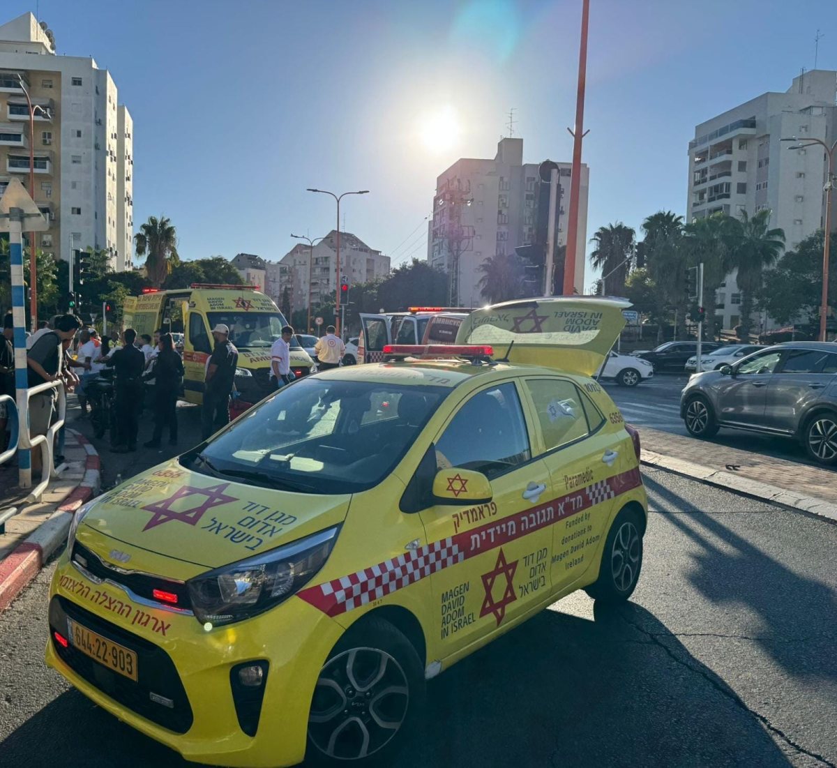 צילום מהזירה: שמחה חסיד - מד״א הצלה דרום