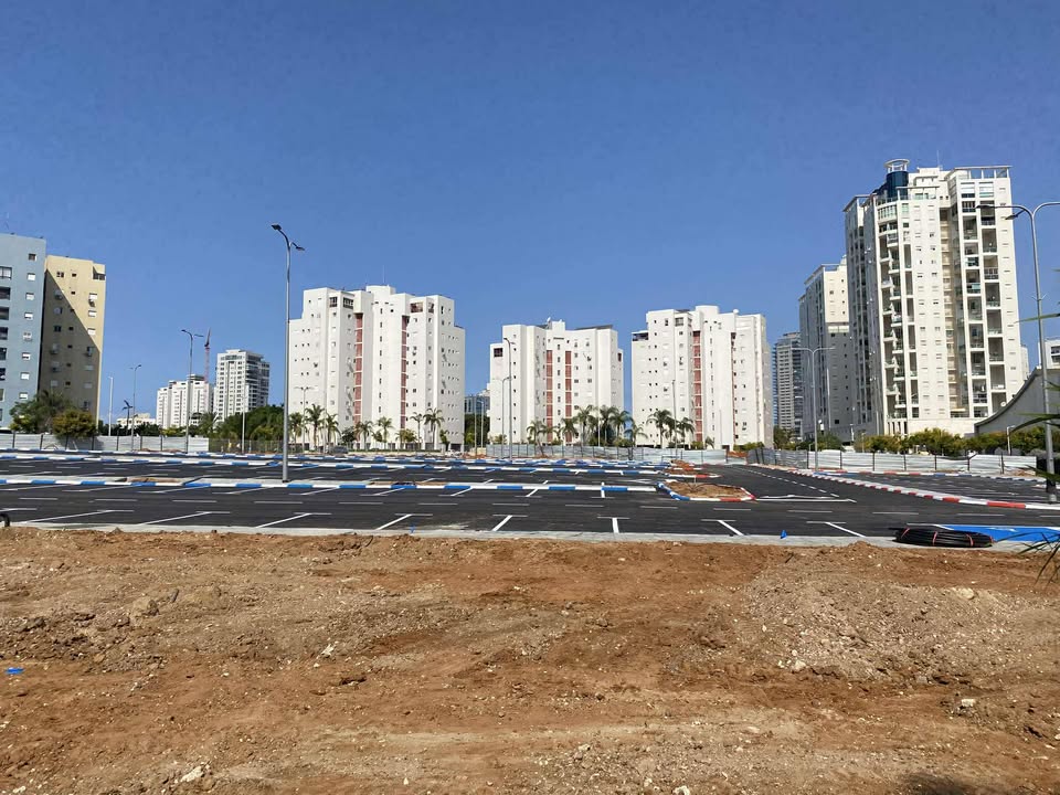 חניה בכחול לבן בסיטי באשדוד