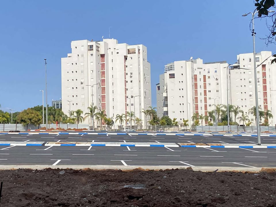 חניה בכחול לבן בסיטי באשדוד