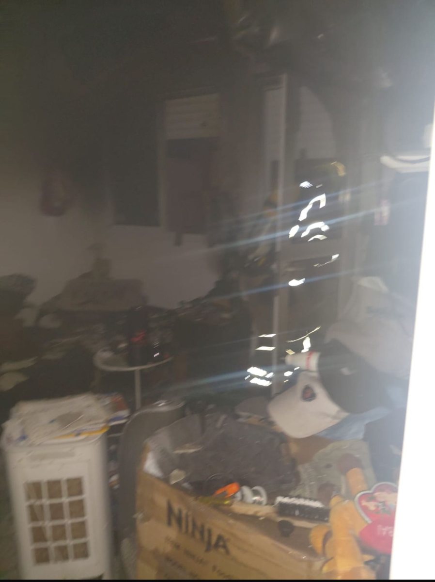 זירת השריפה. דוברות כב"ה